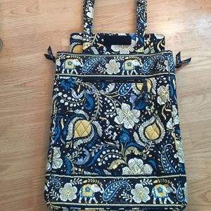 Vera Bradley Laptop Travel Tote Ellie Blue Pattern